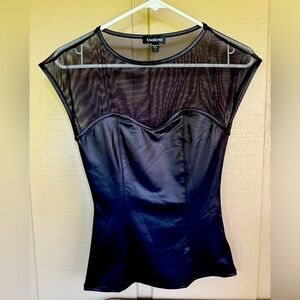 Bebe Mesh Corset Top Size Small